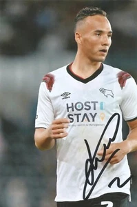 DERBY: KANE WILSON SIGNED 6x4 ACTION PHOTO+COA - Picture 1 of 1