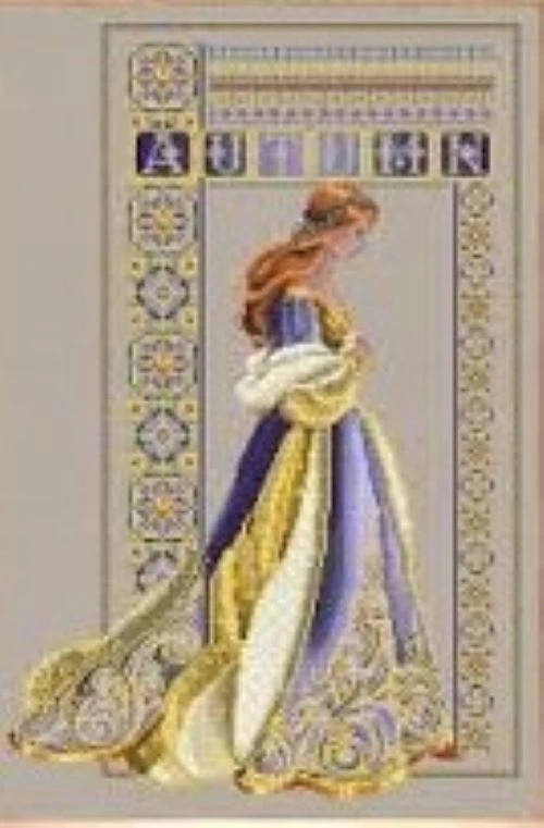 L&L58 Celtic Autumn Lavender & Lace Chart with Complete Materials - Image 1 of 1