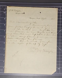1904 Yerington NV. J.B. Gallagher Letterhead Letter The Bell Conservatory - Picture 1 of 5