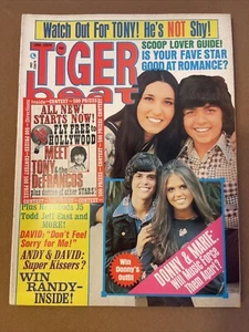 1974 Jan TIGER BEAT Teen Magazine Color Pictures Donny Marie Osmond Andy David - Picture 1 of 15