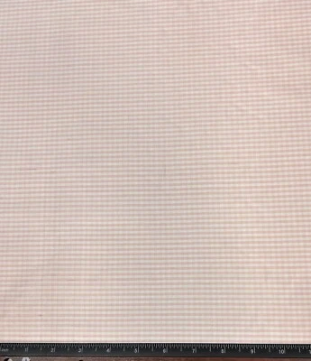 Pink/White Dupioni Shantung Checks 100% Silk Fabric 54" Wide, By Yard (SD-623B) - Image 1 of 3