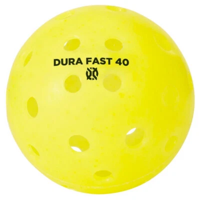 Pickleball Marketplace - Dura Fast 40 Outdoor Pickleball Balls - 6 pack - Yellow