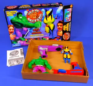 VINTAGE MARVEL HEAVY HITTERS RAGING HULK VS WOLVERINE NEU IN OFFENER BOX SPIELZEUGGESCHÄFT - Bild 1 von 4