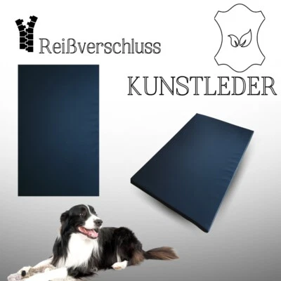 Hundematrarze Hundematte Hundebett Hundekissen Katze Kunstleder Schlafplatz