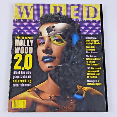 Wired Magazine November 1997 Hollywood 2.0 ~ No Label Foto 1 de 3