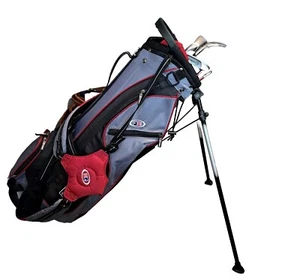 USKG Jr Stand Carry Golg Bag 5 Leftie Clubs & Headcover - Picture 1 of 14