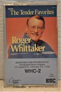 ROGER WHITTAKER "The Tender Favorites" Cassette - Picture 1 of 4