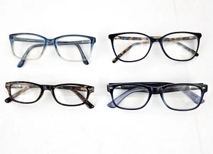 Assorted Adult Women's Eyeglasses FRAMES ONLY 4 Pair Lot Misc Styles/Colors - Picture 1 of 17