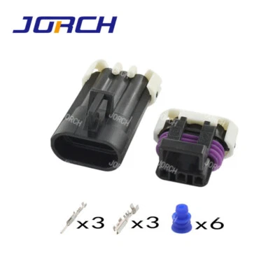 3 Pin Auto Connector Metri-Pack 150 Temperature Sensor Plug 12110293 12129615 - Image 1 of 4