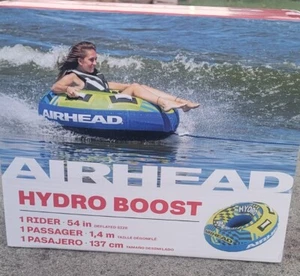 Towable Tube 54" Airhead Hydro-Boost ski tube water sports inflatable New In Box - Picture 1 of 9