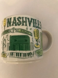 Starbucks NASHVILLE Green 2018 Mug BEEN THERE series 14 oz 3.5” Tall New Other - Picture 1 of 7