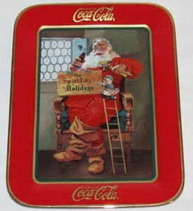 1996 Franklin Mint "For Sparkling Holidays" Cola Sammelteller & Echtheitszertifikat - Neu in OVP! - Bild 1 von 3