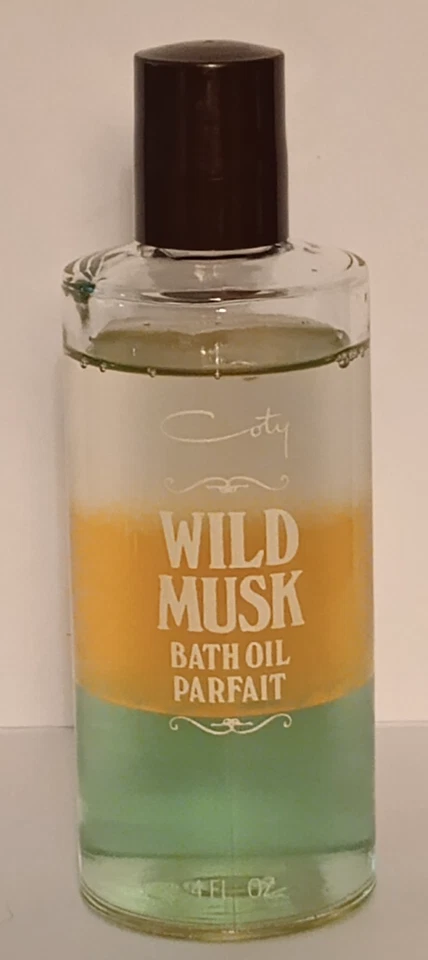 Aceite de baño Coty Wild Musk original de colección RARO DIFÍCIL DE FINAR 4 FL OZ. Nuevo sin caja Foto 1 de 4