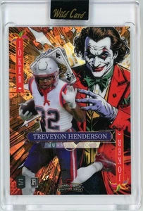 Treveyon Henderson RC 2025 Wild Card National Exclusive Jokers Wild 1/1 Patriots - Picture 1 of 2