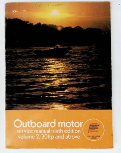 1973 Outboard Motor Service Manual 6 Edition Johnson, Mercury, Sea King Others - Picture 1 of 7