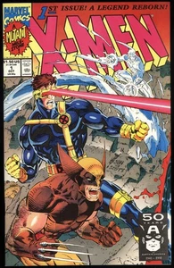 X-MEN 1A Oct 1991 Marvel Comics NM + Signed "Clobbering Time" Dave Cockrum - Picture 1 of 2