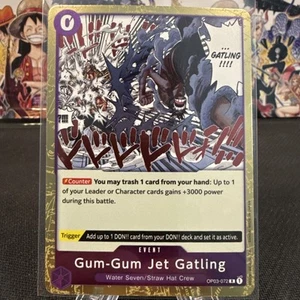Gum-Gum Jet Gatling OP03-072 Pillars of Strength Holo Foil NM Event R - Picture 1 of 1