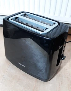 2 Slice Black New Toaster | CookWorks - Picture 1 of 3