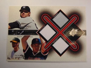 2001 UD SPx Winning Materials R. Clemens H. Nomo Tim Hudson Game-Worn Jerseys - Picture 1 of 2