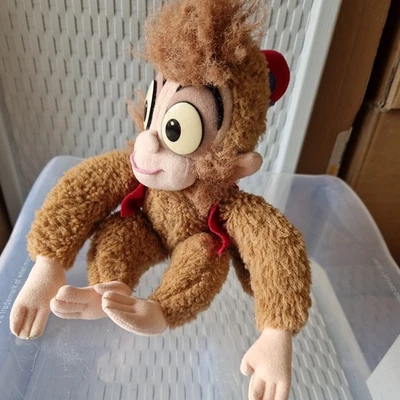 Vintage Disney Aladdin ABU Monkey Plush Stuffed Animal Toy Mattel 1992 original - Image 1 of 4