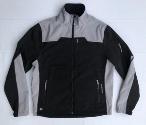 Black Diamond Double Diamond Full Zip Jacket Black Gray Mens Medium M - Picture 1 of 15