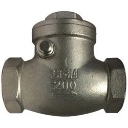 949358 Swing Check Valve, 2 in Nom., FPT, CF8M 316 Stainless Steel Body, Import - Image 1 of 1