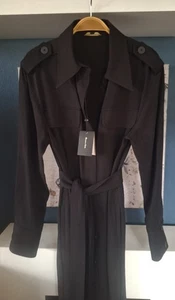MASSIMO DUTTI, M, 38/40, Hemdblusenkleid ,Sommerkleid, Schwarz, Neu - Bild 1 von 13