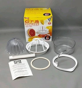 VINTAGE EMSON CITRUS EXPRESS - CUTS SLICES CORES JUICER - Picture 1 of 7
