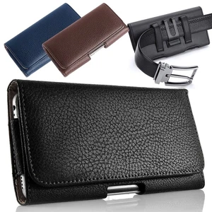 For Google Pixel 5/5a/6/6a/6 Pro Leather Flip Case Belt Clip Holster Pouch Cover - Picture 1 of 15