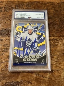 Tarjeta renovada firmada por Nazem Kadri Young Guns PSA ADN losa hojas de arce automática - Imagen 1 de 3