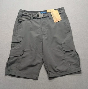 Denali Herren Surf Grau Gr. 30 Tech Stoff Gürtel Cargo Shorts Neu - Bild 1 von 8
