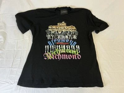 Camiseta Gráfica John Richmond Usada Diseñador XXL Foto 1 de 2