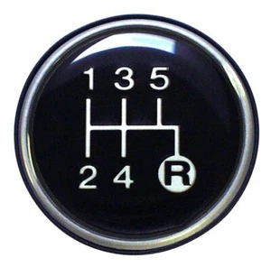 Fits Jeep SJ CJ5 CJ7 CJ8 XJ BlackWhite Driveline Shifter Knob Pattern Plate   - Picture 1 of 2