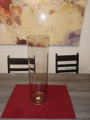 Large Glass Table Decor Home Kitchen Living Bedroom  - Image 1 of 4