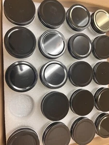 39 4 Oz Jars with Lids. Missing 1 - Picture 1 of 3