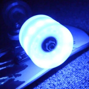 Yocaher Blank 62mm Light-Up Longboard Wheels - Blue - Picture 1 of 1