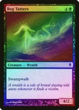 Bog Tatters FOIL Zendikar NM Black Common MAGIC THE GATHERING CARD ABUGames