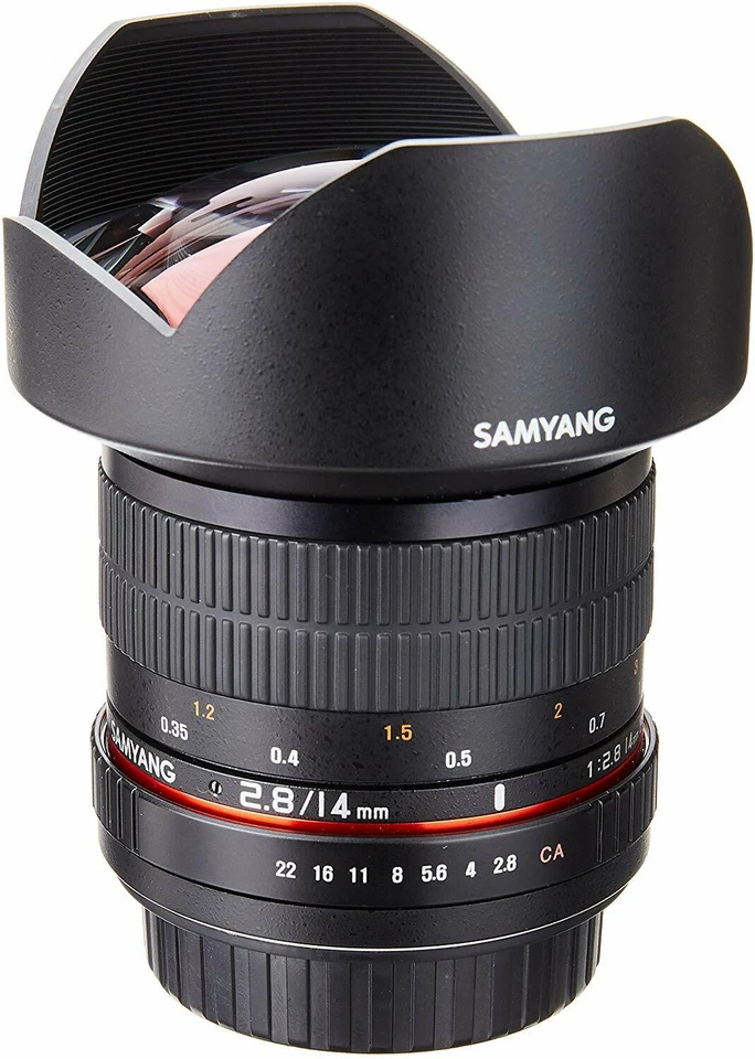 Samyang 14mm F2.8 Wide Angle Lens with Built in AE Chip for Nikon Digital SLR - Image 1 of 1