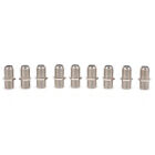 10Pack F Type Coupler Adapter Connector Female F/F Jack Rg6 Coax Coaxial Cabl Ji