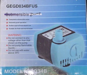 Homasy Tauchpumpe 80GPH - Modell: GD034B. Neu im Karton - Bild 1 von 5