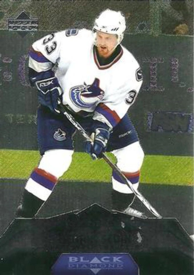 #77 Henrik Sedin - Vancouver Canucks - 2007-08 Upper Deck Black Diamond Hockey - Image 1 of 1