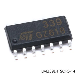 LM339DT Precision Low Power Quad Voltage Comparators Chip IC SMD SOIC-14 New - Picture 1 of 14