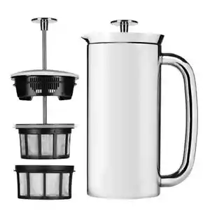 ESPRO P7 Double Walled Stainless Steel Insulated Coffee French Press 18oz 1018C2 - Picture 1 of 4