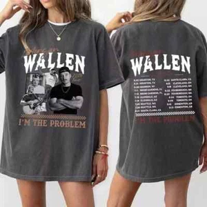 Morgan Wallen Concert Shirt, Morgan Wallen I'm The Problem Tour 2025 T-Shirt - Picture 1 of 6