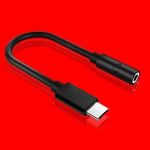 For Samsung Galaxy Tab S7 11" SM-T870N T878U Black Type-C To 3.5mm Aux Cable New - Picture 1 of 1