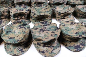 Ejército de EE. UU. REAL USMC 8 Puntos Guarnición Cubierta Gorra Sombrero Bosque MARPAT Talla Grande - Imagen 1 de 11