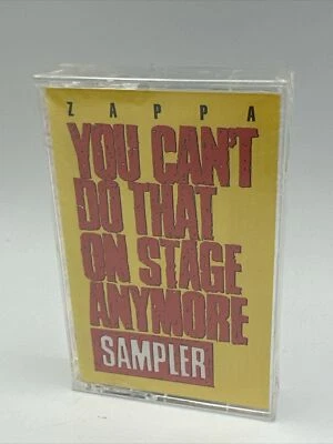 You Can't Do That On Stage Anymore 1988 Frank Zappa Cassette SAMPLER SEALED NOS! - Image 1 of 4