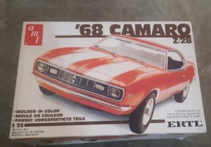 Vtg 1987 AMT ERTL 1968 Chevrolet Camaro Z-28 Model Kit 6559 Complete Open Box - Picture 1 of 10