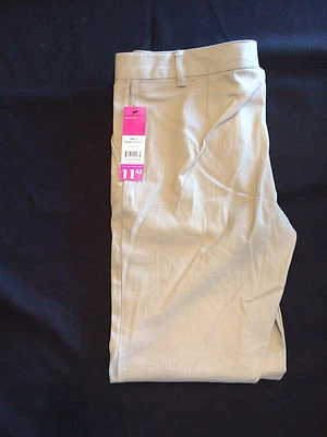 Pantalones Uniforme George Niñas Nuevos con Etiquetas Beige Tostado Talla 14 1/2 Foto 1 de 3