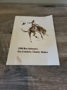 Clayton Moore Lone Ranger 1990 Ben Johnsons Pro Celebrity Charity Rodeo Buch - Bild 1 von 10